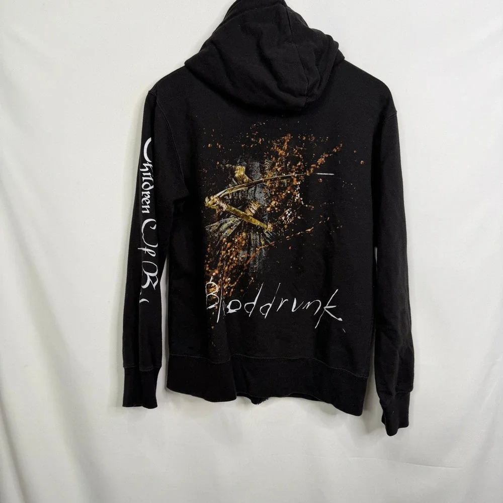 Children of Bodom Blooddrunk Black Zip Up Hoodie Bravado Mens Small Band Merch‎